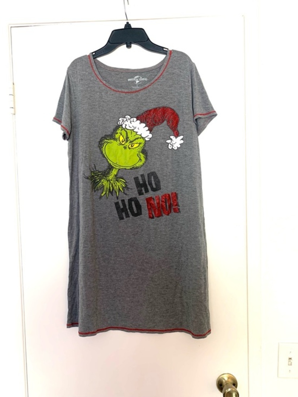 Universal Studios Grinch HO HO Tee Top Mini Dress